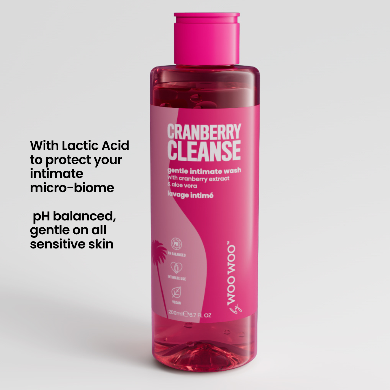 WooWoo Cranberry Cleanse! pH-Balanced Intimate Wash