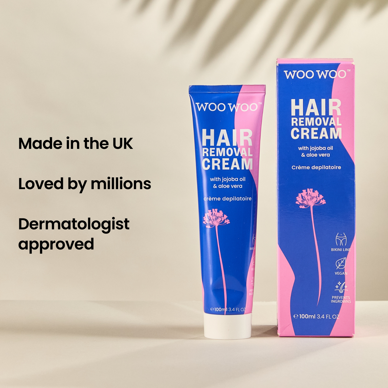 WooWoo Tame It! Award-winning hair removal cream