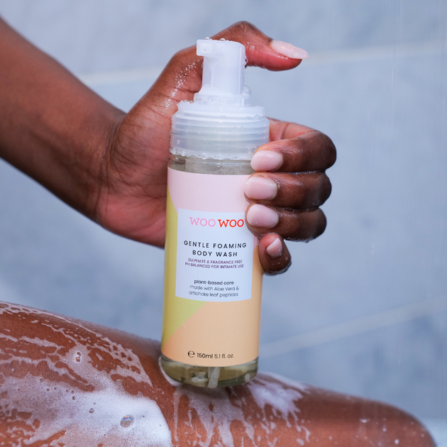 Gentle Foaming Natural Body Wash Pamper it PH Balanced for