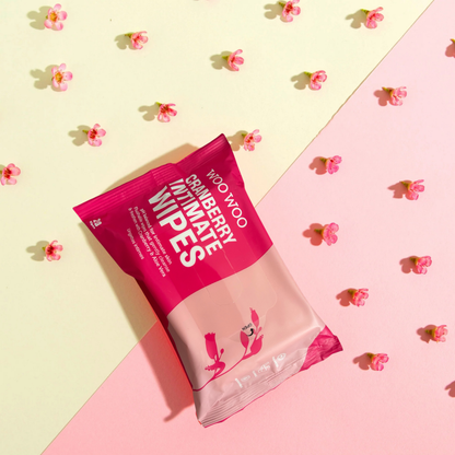 WooWoo Cranberry! pH-Balanced Intimate Wipes x20