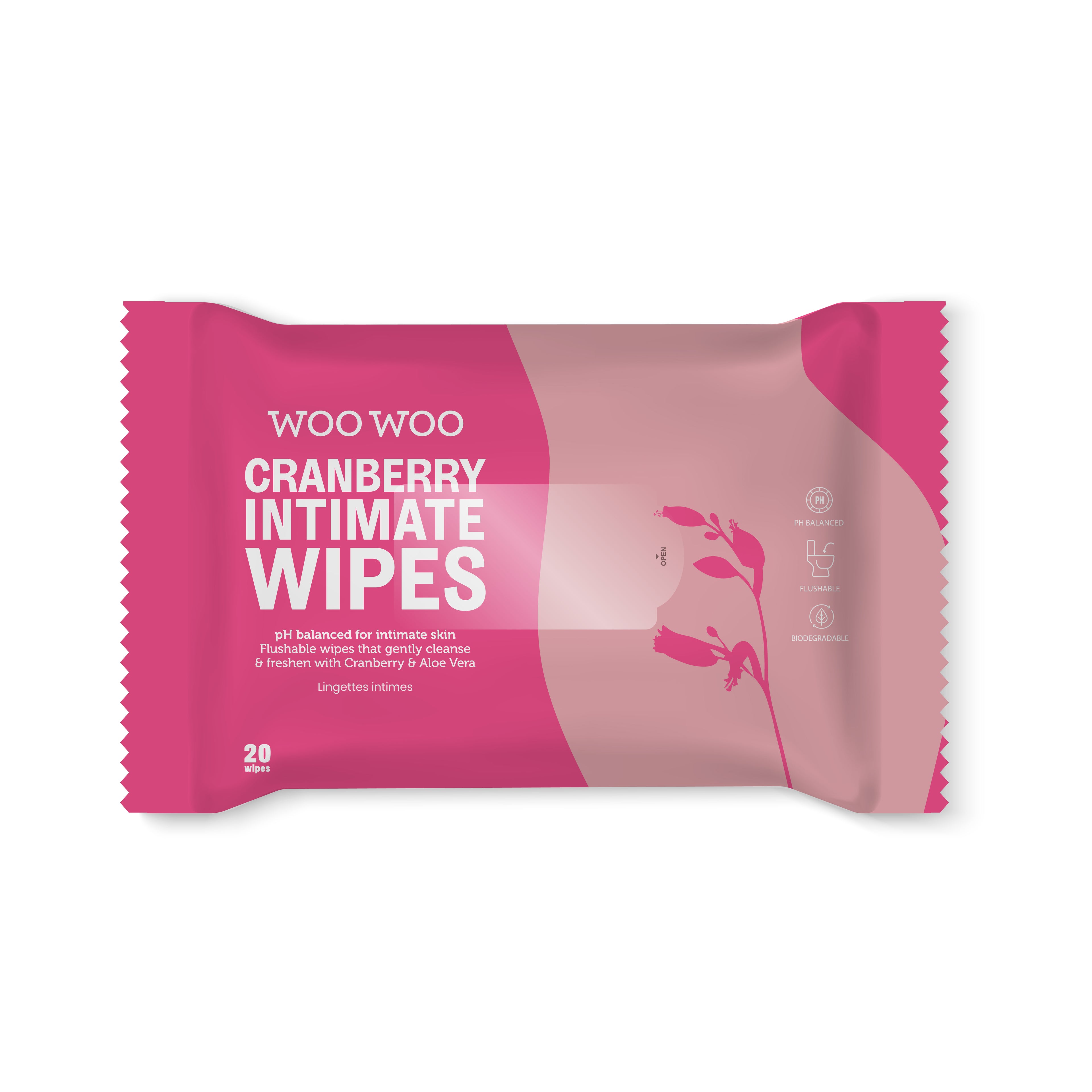 WooWoo Refresh It! pH-Balanced Intimate Wipes x20