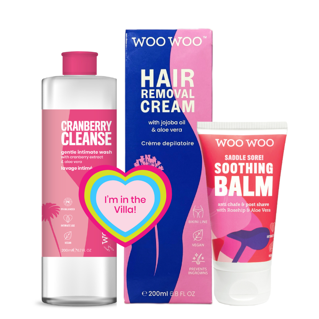 Dreams come WOO: Cranberry Soothing Balm, Gentle Wash &amp; Hair Removal
