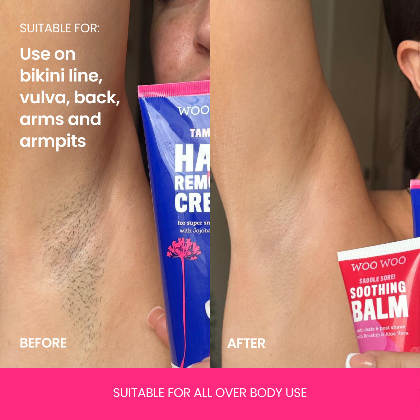 WooWoo Tame It! Award-winning hair removal cream