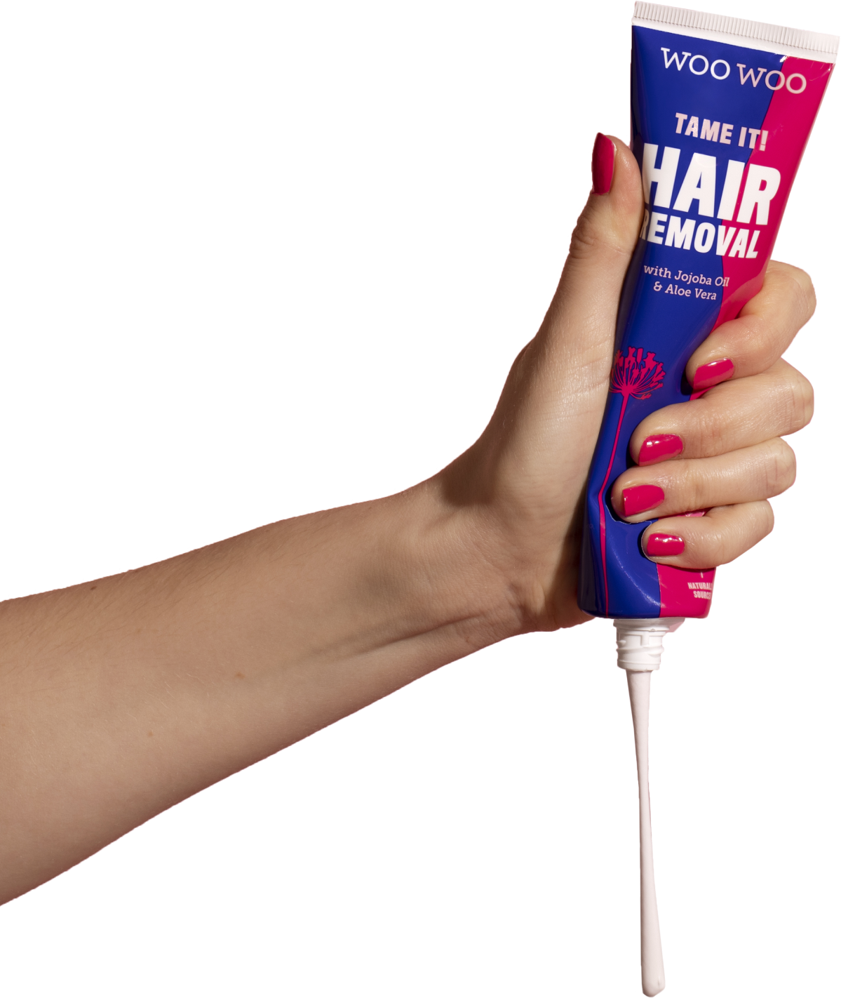 Vegan In Shower Natural Hair Removal Cream WooWoo Tame it Intimate