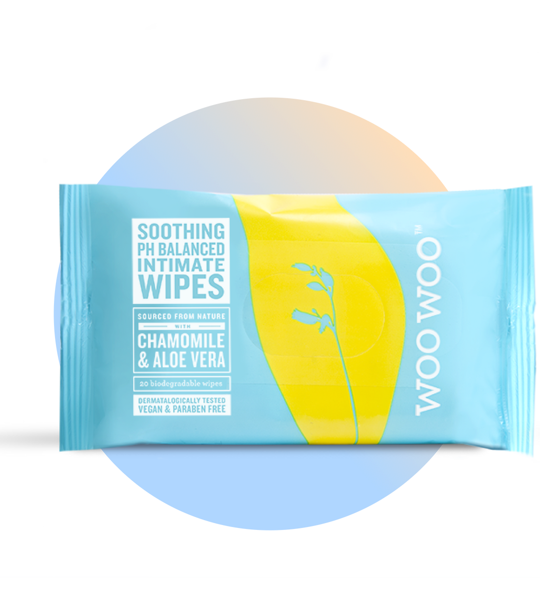 WooWoo Soothe it! Chamomile &amp; Aloe Vera Intimate Wipes