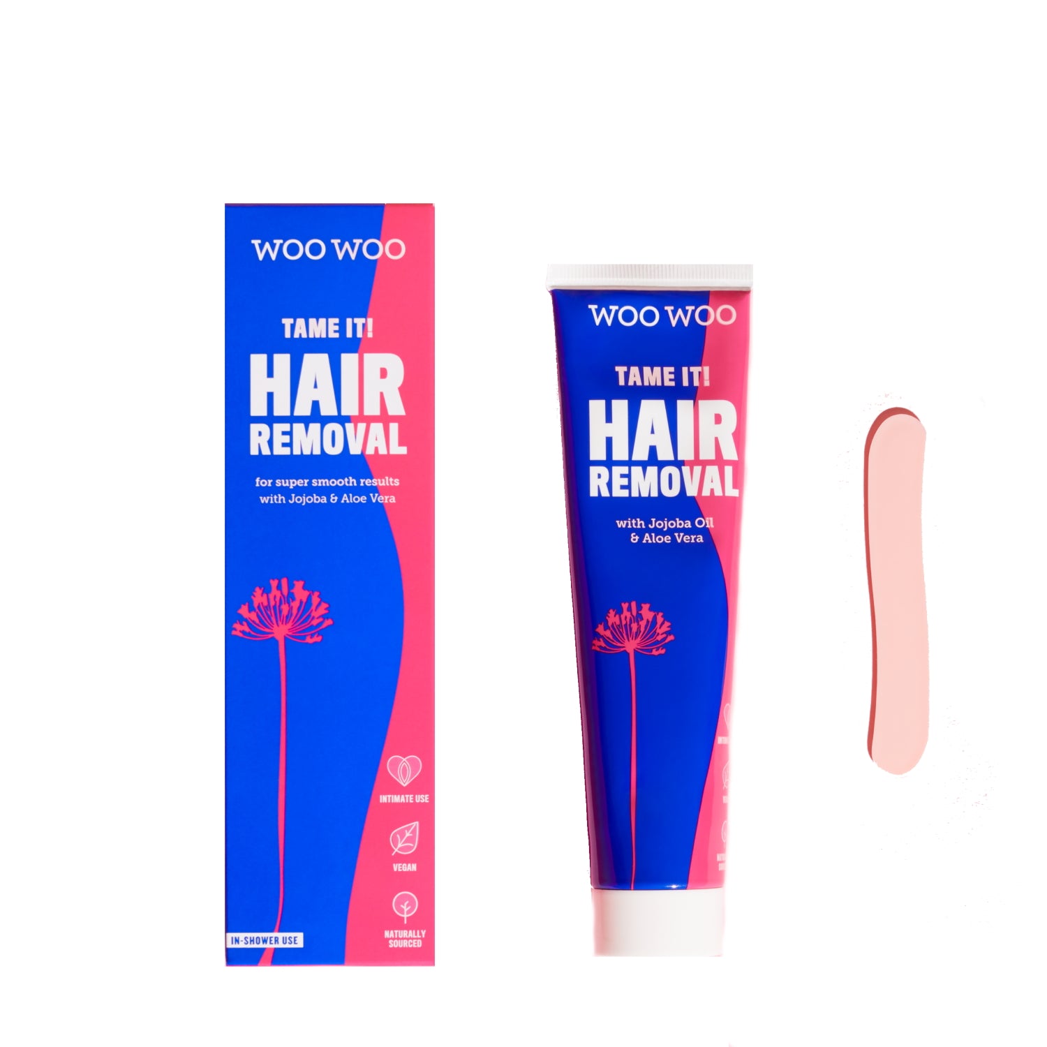Hair Removal Cream for Delicate Skin Vegan & Natural WooWoo